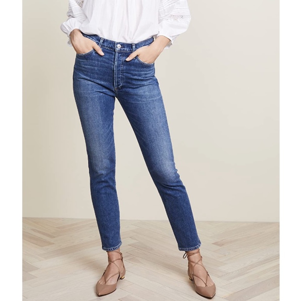 Olivia High Rise Slim Ankle Jeans